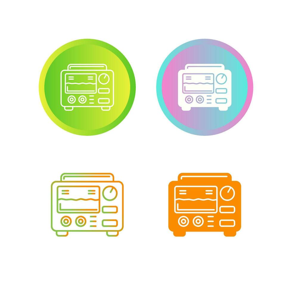 Oscilloscope Vector Icon