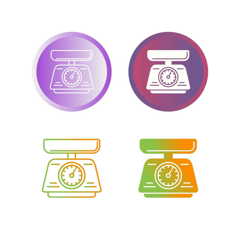 Weight Scale Vector Icon