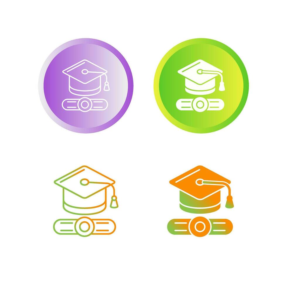 Graduated Vector Icon