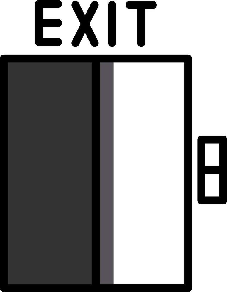 Exit Vector Icon Design