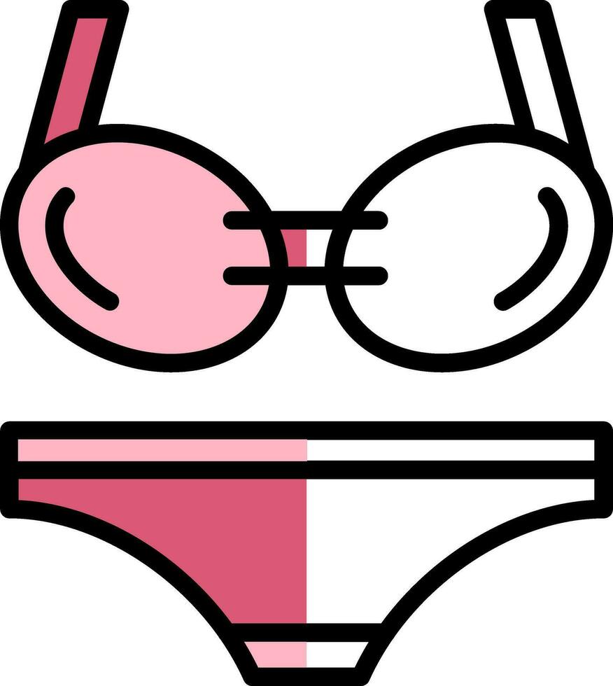 Bikini Vector Icon Design