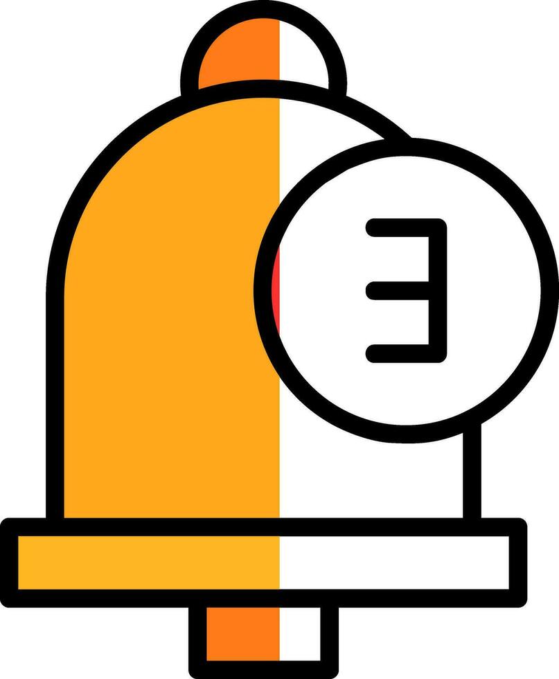 Notification Bell Vector Icon Design