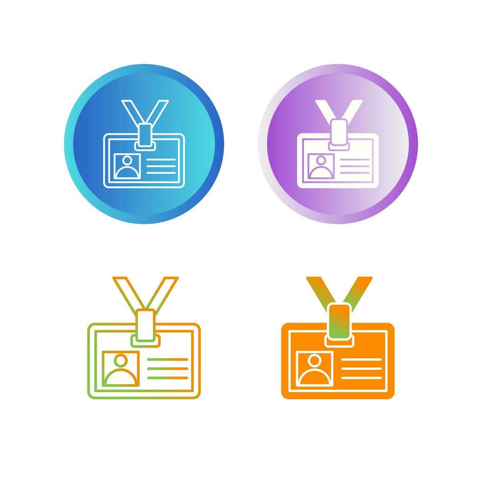 Id Card Vector Icon