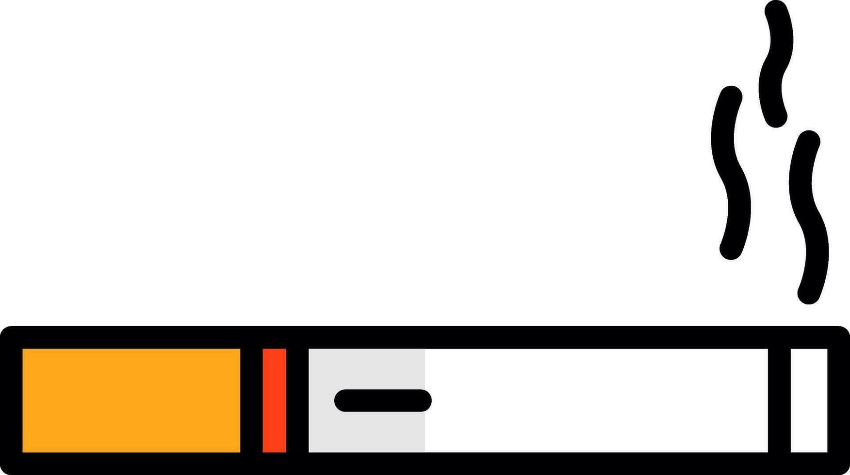 Cigarette Vector Icon Design