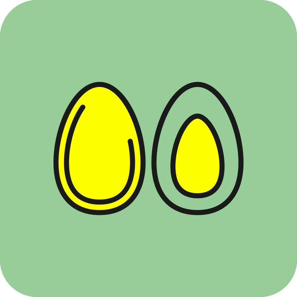 diseño de icono de vector de huevos