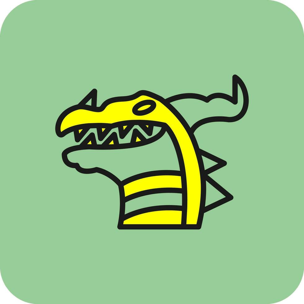 Dragon Vector Icon Design