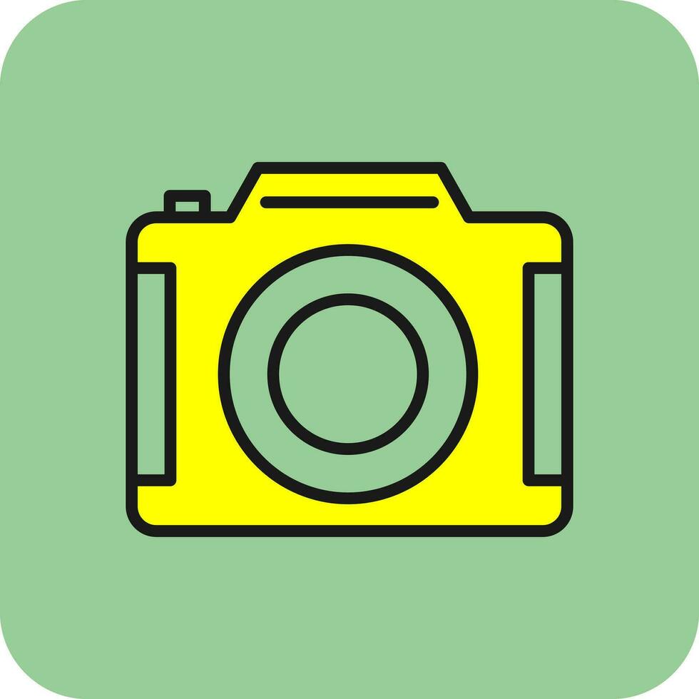 Photo Camera Vector Icon Design