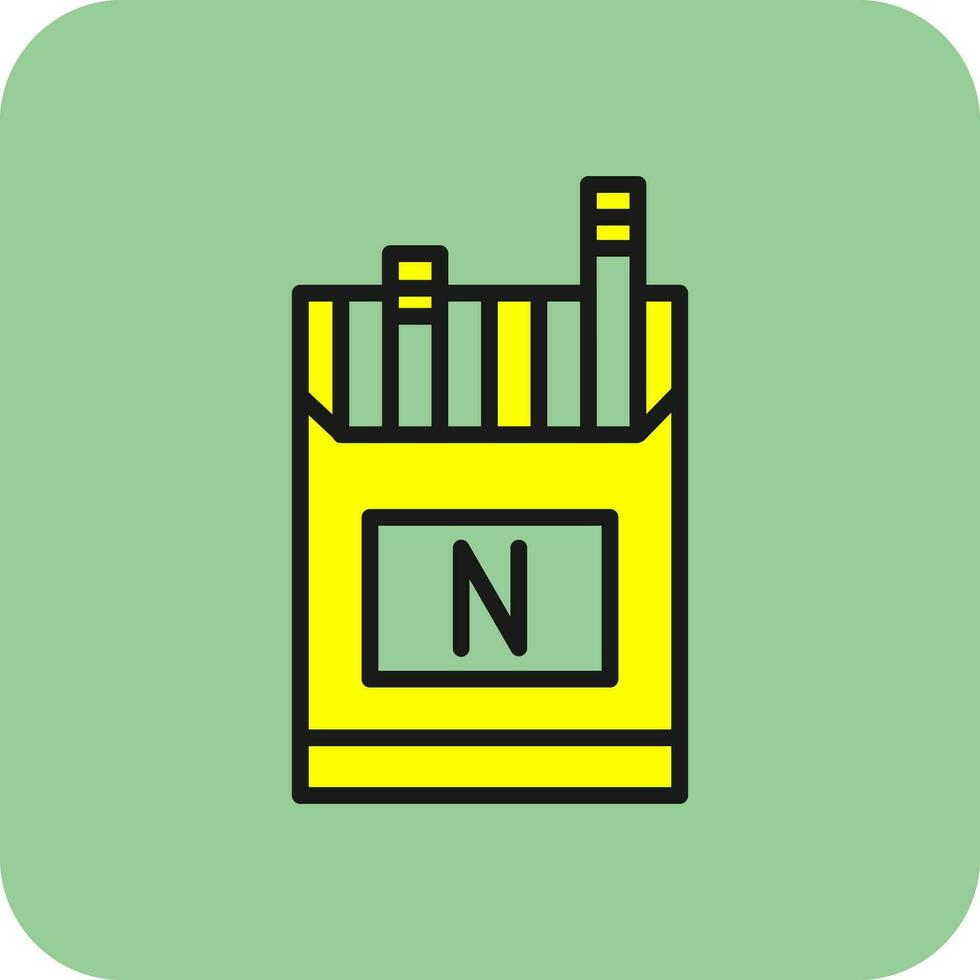 Nicotine Vector Icon Design