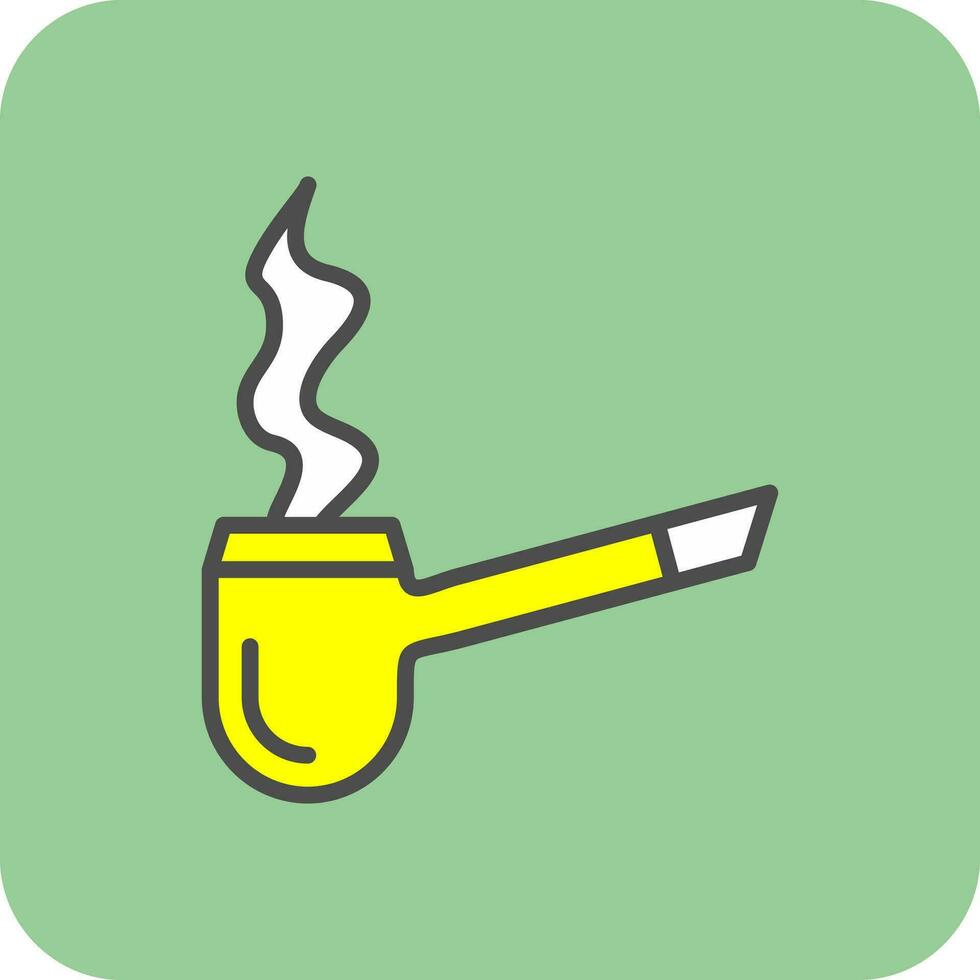 Smoking Pipe Vector Icon Design