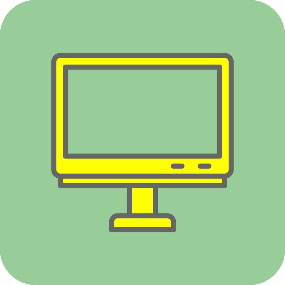 Monitor Vector Icon Design