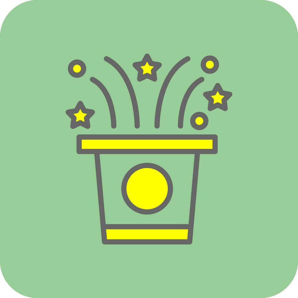 Magic Hat Vector Icon Design