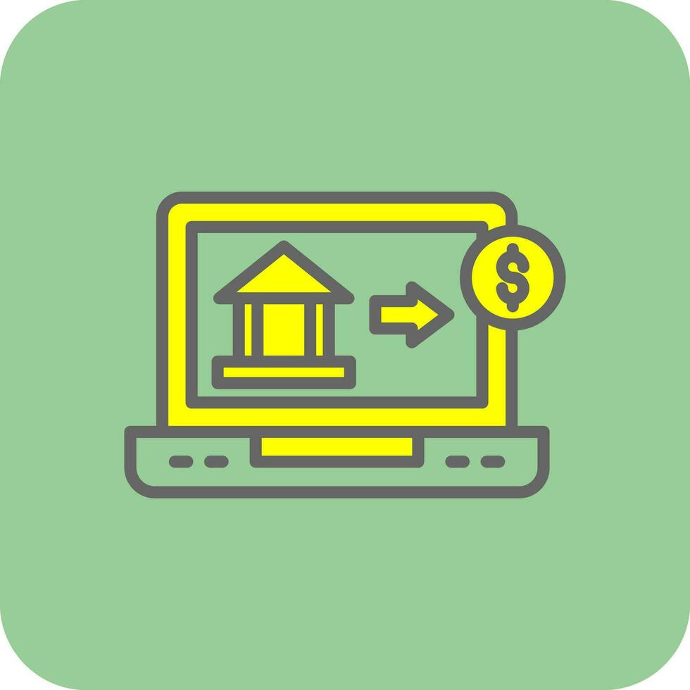 Online Banking Vector Icon Design
