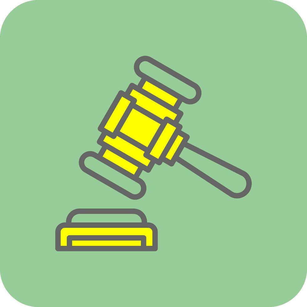 Gavel Vector Icon Design 27833290 Vector Art at Vecteezy