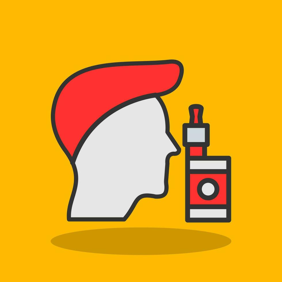 Vaping Vector Icon Design