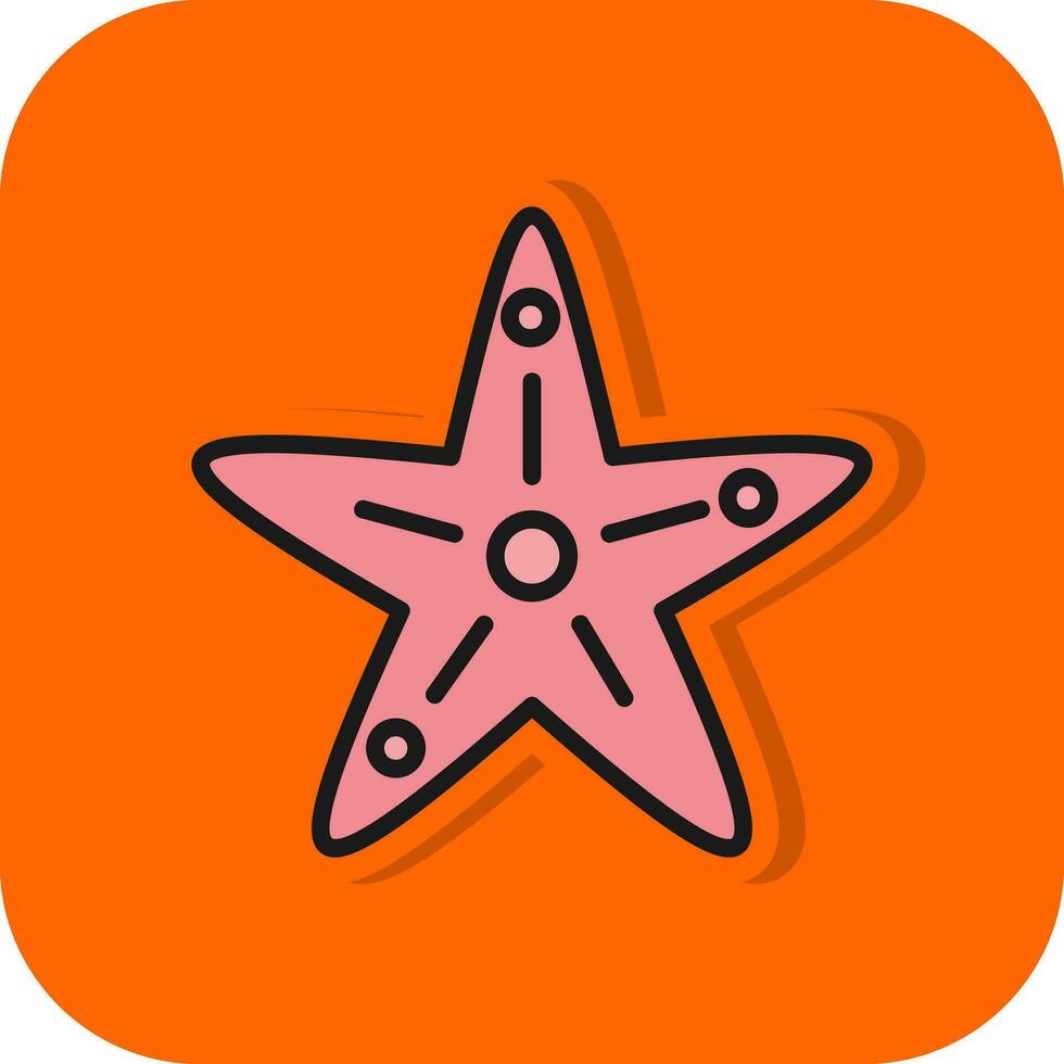 Starfish Vector Icon Design