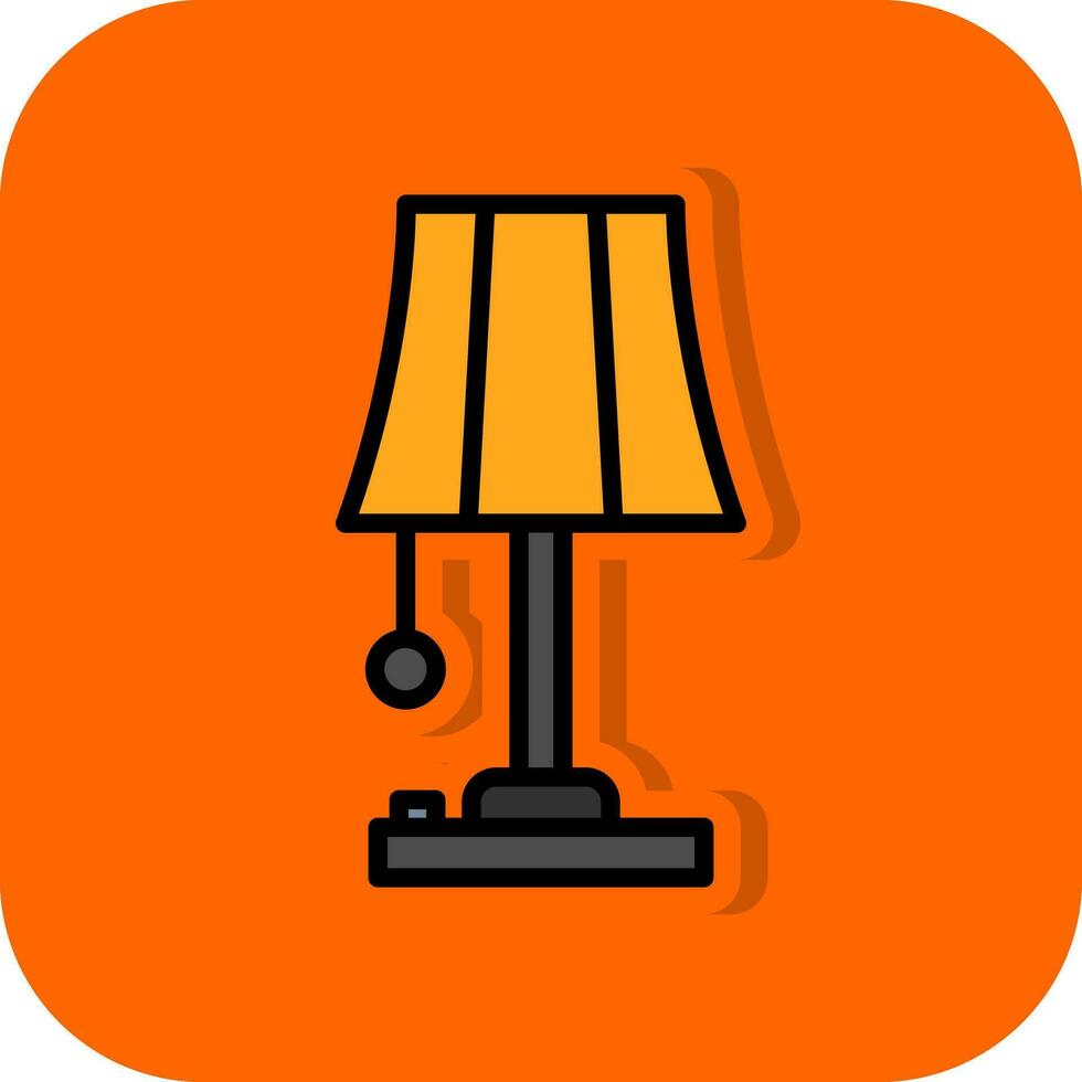 Lamp Vector Icon Design