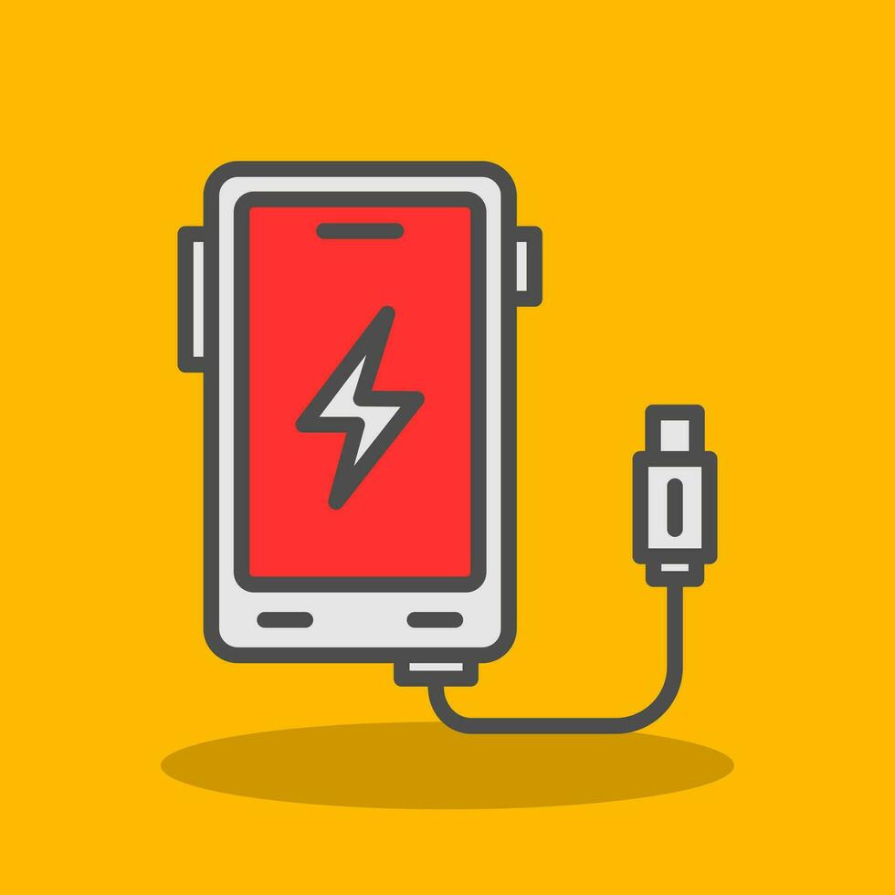 Wireless Charger Vector Icon Design