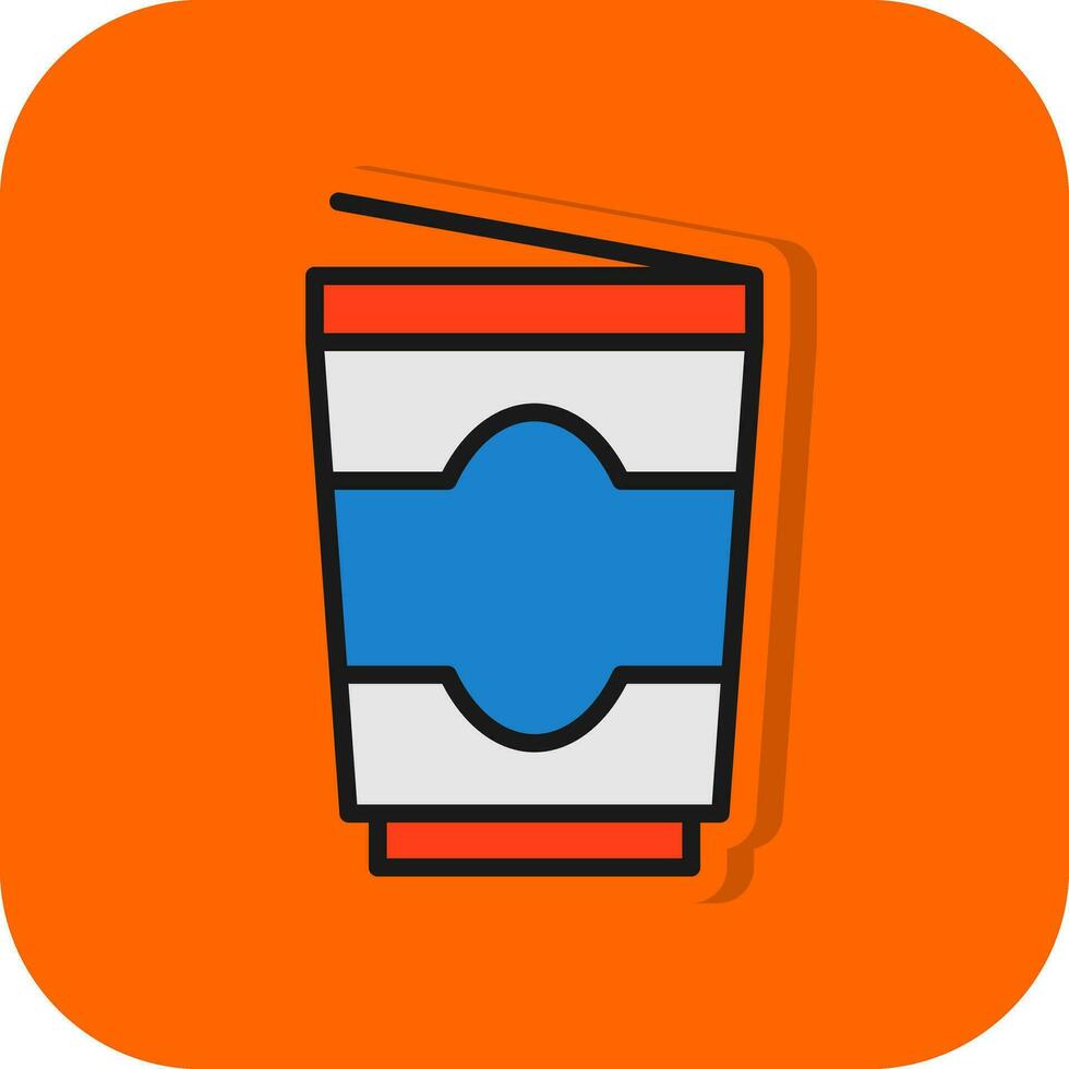Yogurt Vector Icon Design