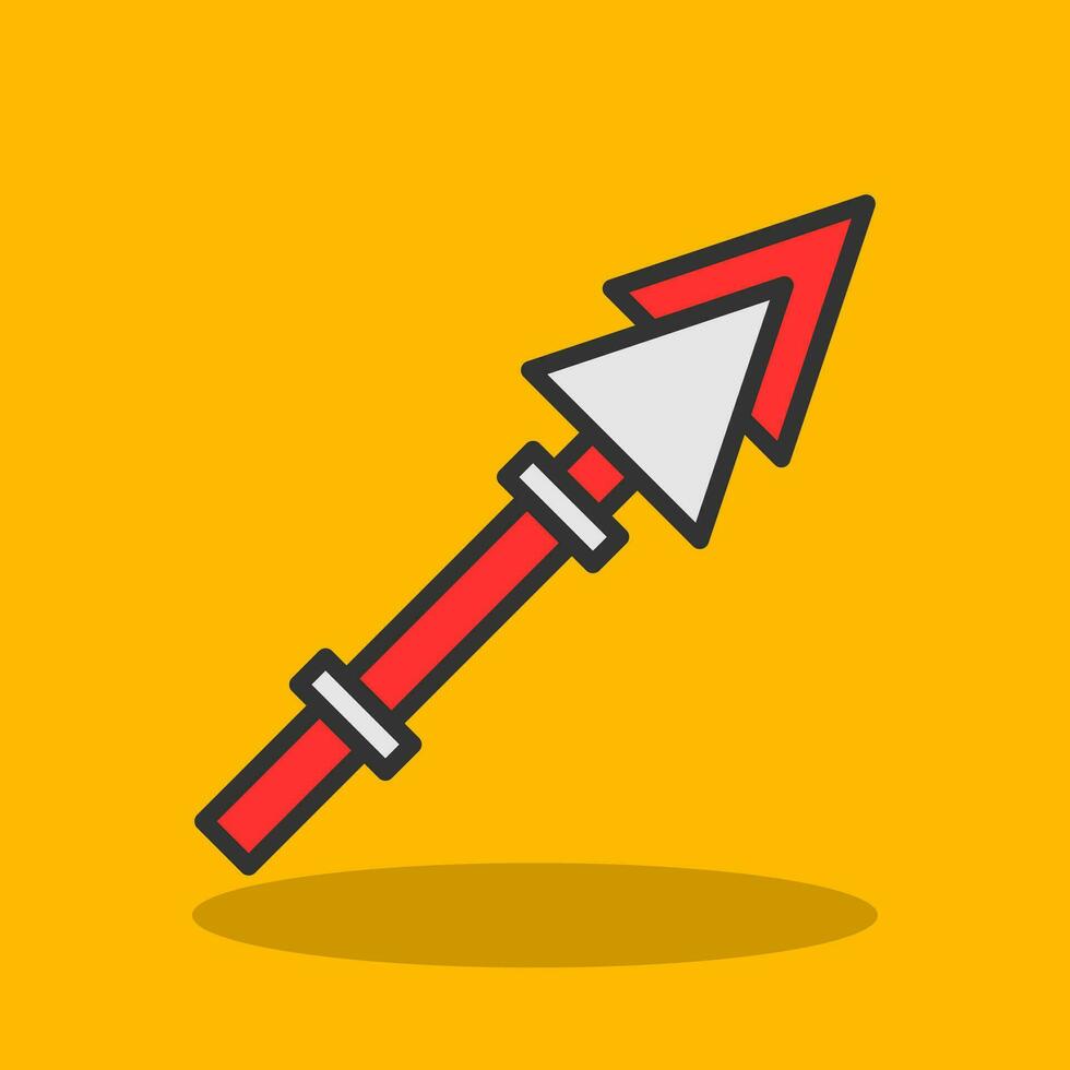 Lance Vector Icon Design