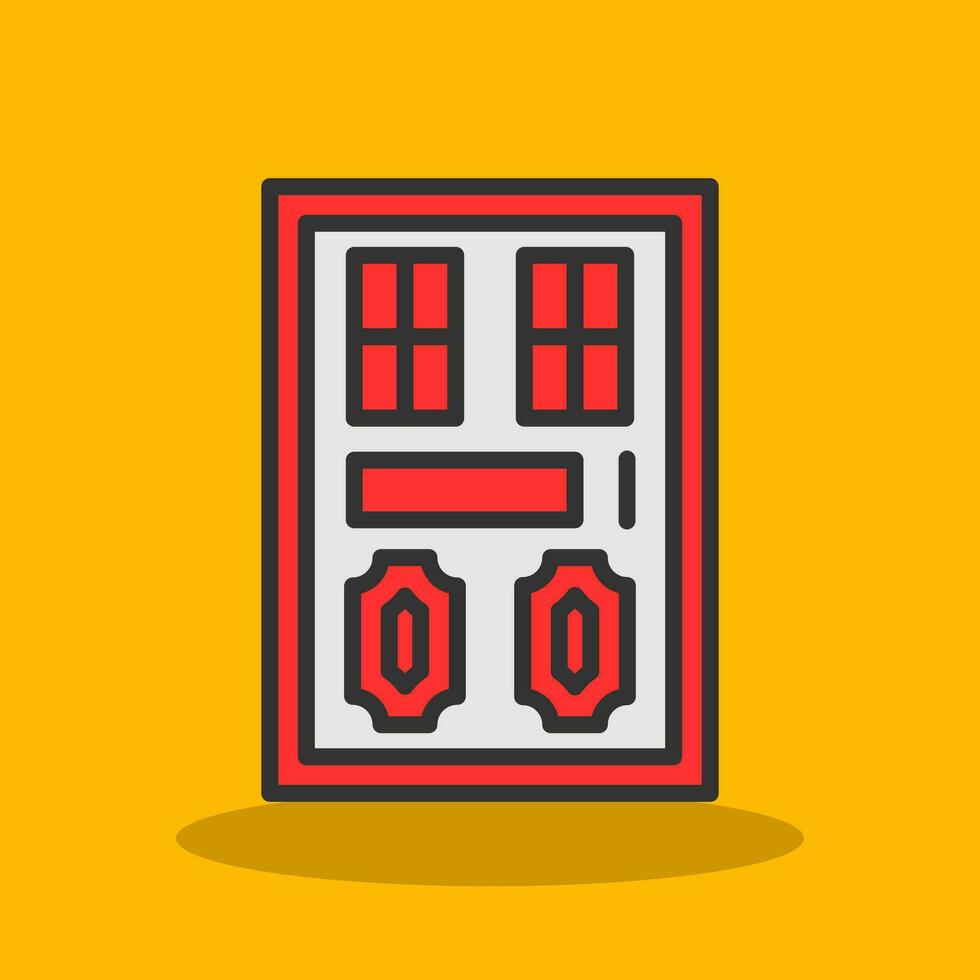 Door Vector Icon Design