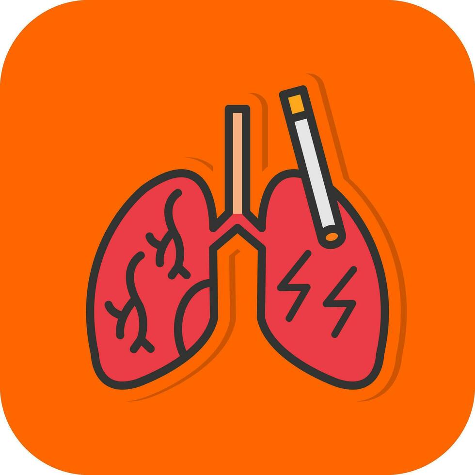 Lungs Vector Icon Design