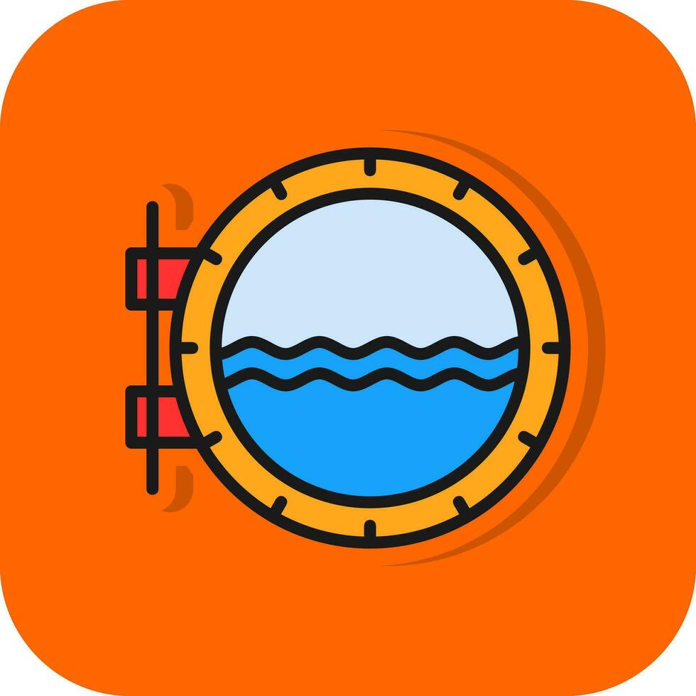 Porthole Vector Icon Design