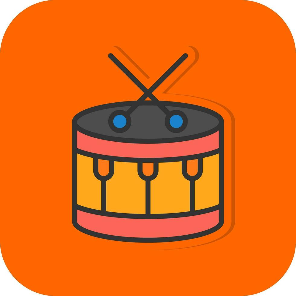 Drum Vector Icon Design