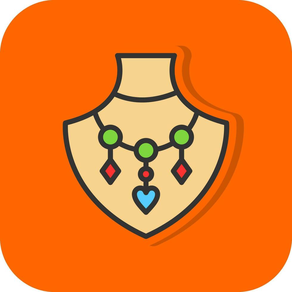 diseño de icono de vector de collar