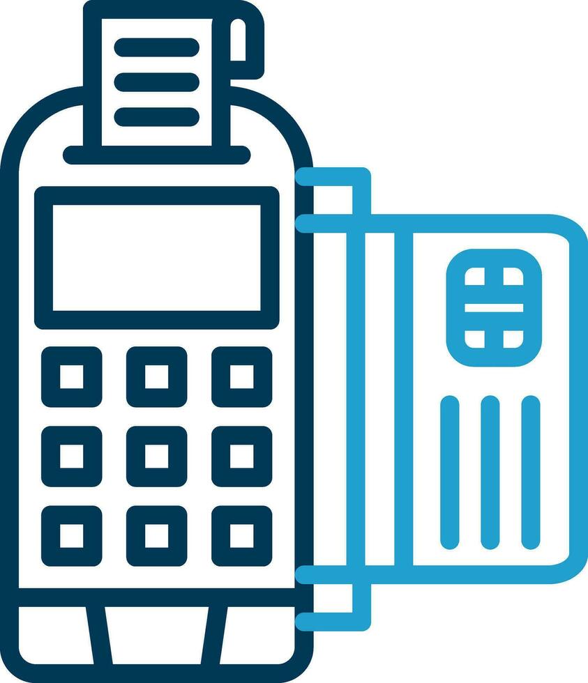 Pos Terminal Vector Icon Design