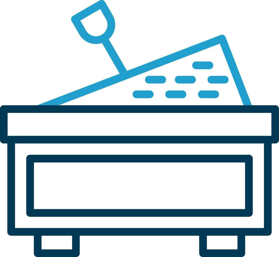 Sandbox Vector Icon Design