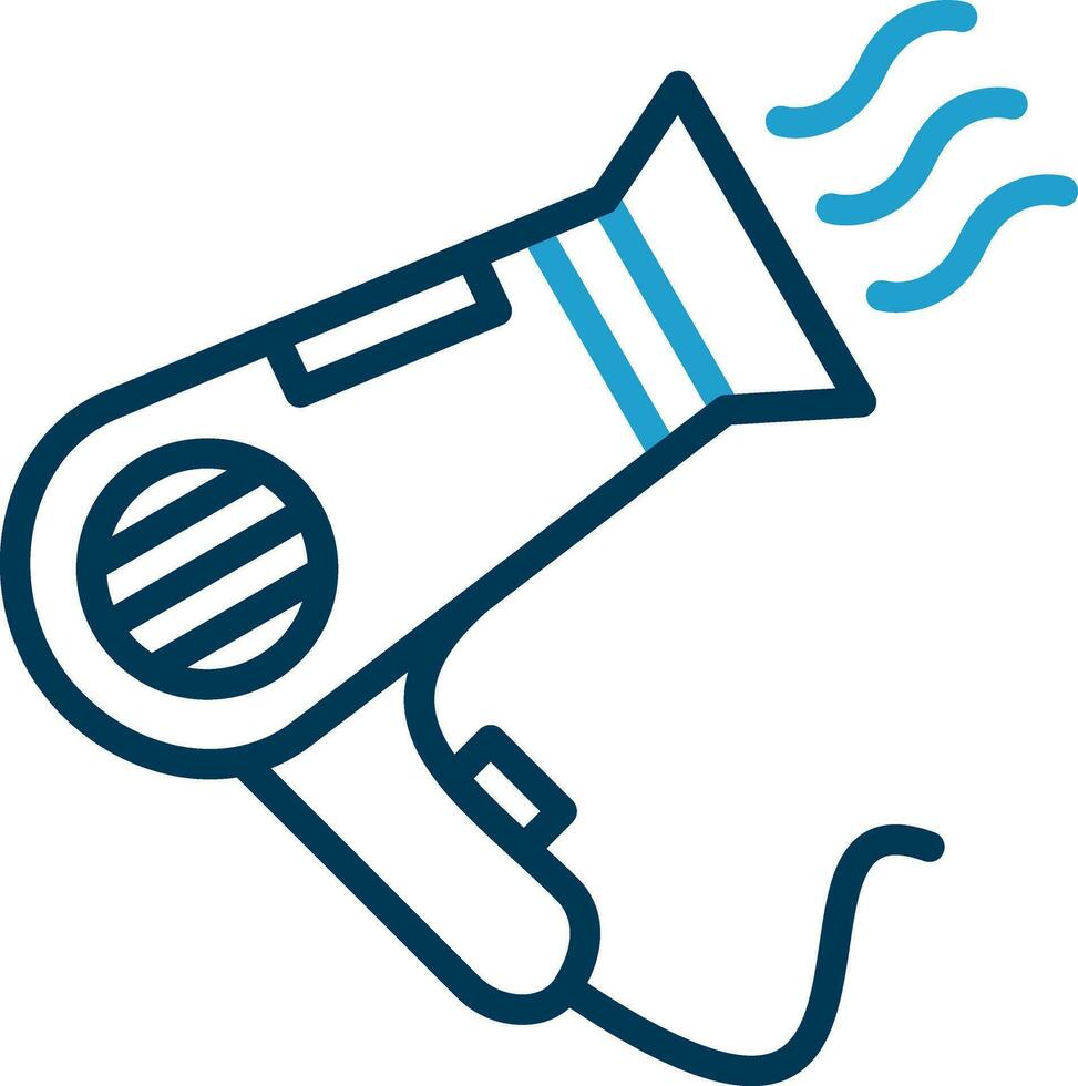 Hairdryer Vector Icon Design