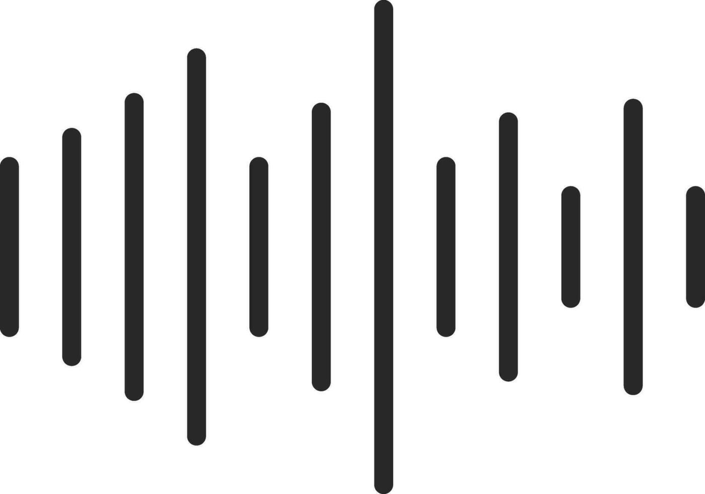 diseño de icono de vector de audio