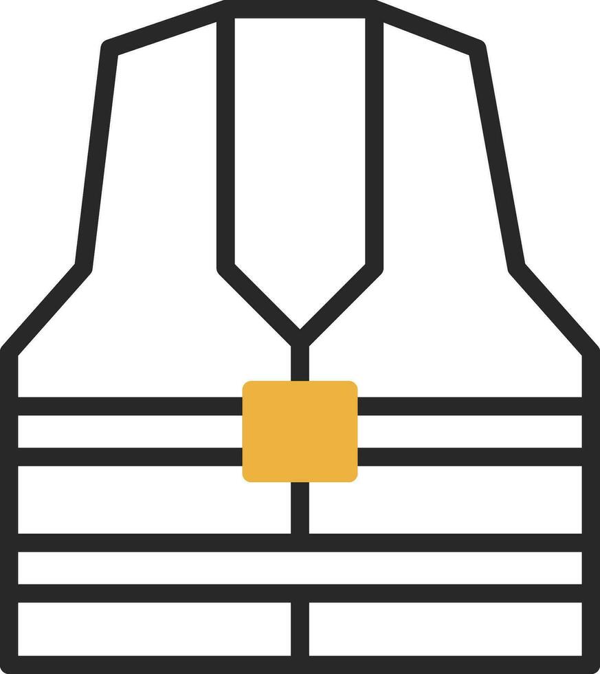 diseño de icono de vector de chaleco salvavidas