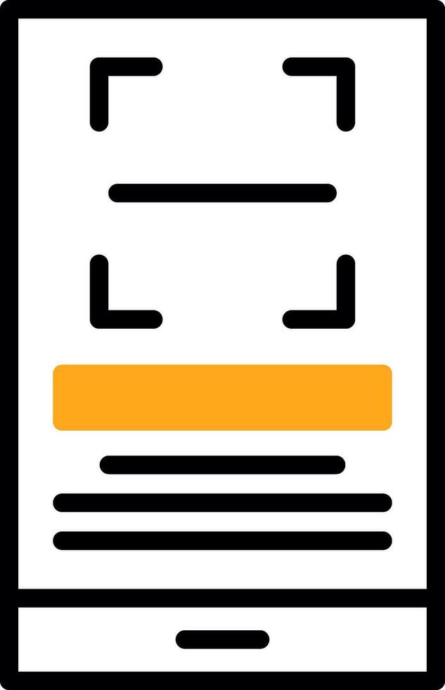 Qr Scan Vector Icon Design