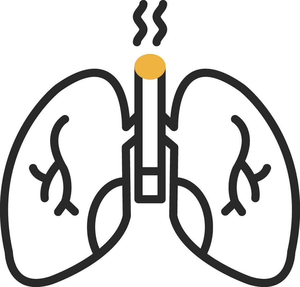 Lungs Vector Icon Design