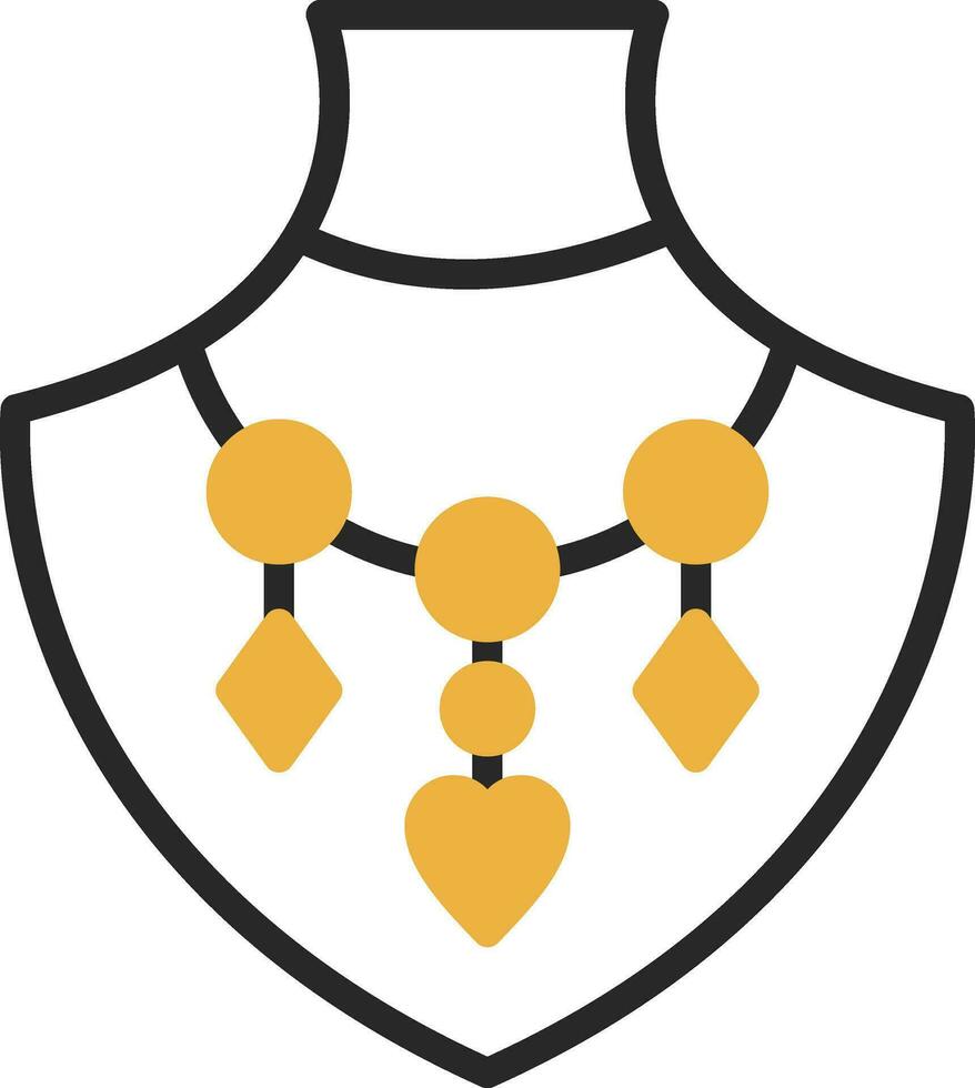 Necklace Vector Icon Design