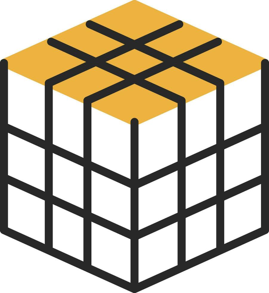 Rubik Vector Icon Design