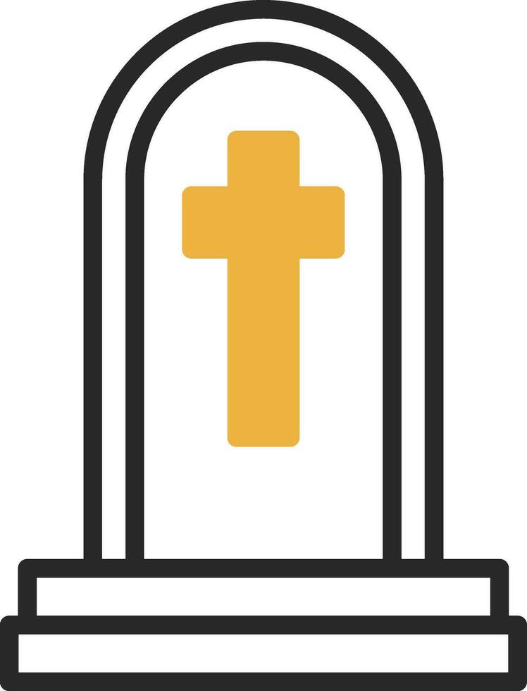 Tomb Vector Icon Design