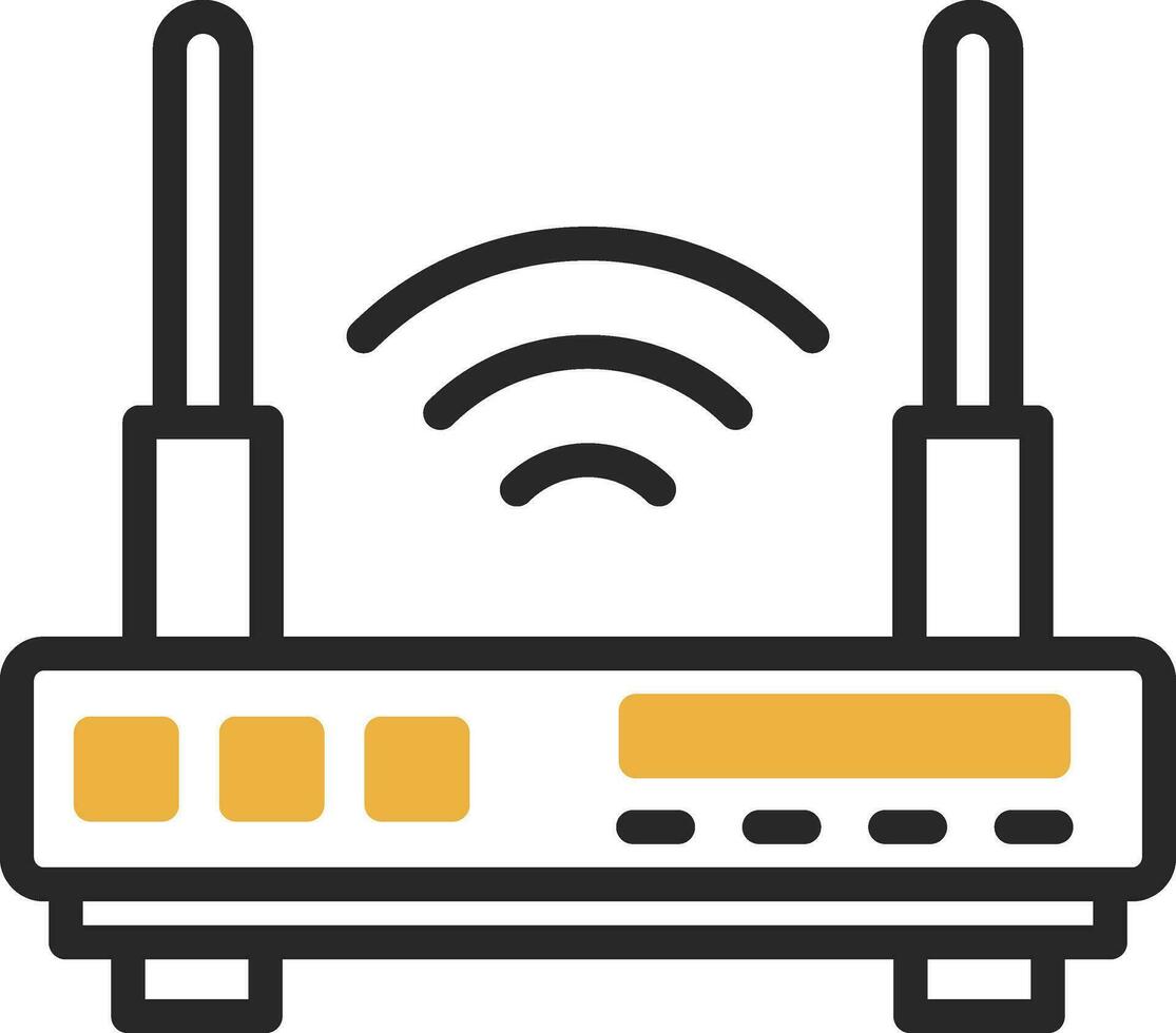 Router Vector Icon Design