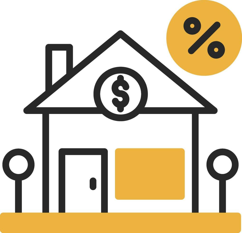 Home Loan Vector Icon Design