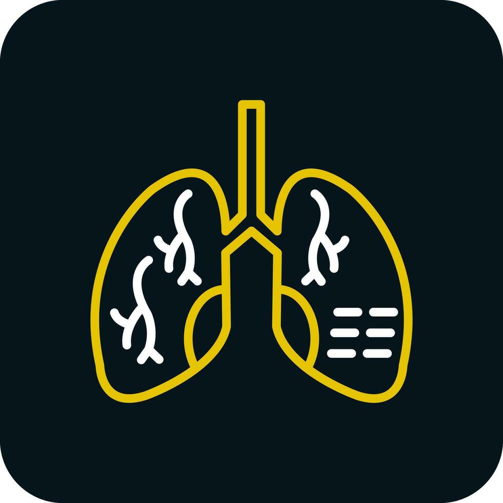 Lung Diseases Vector Icon Design