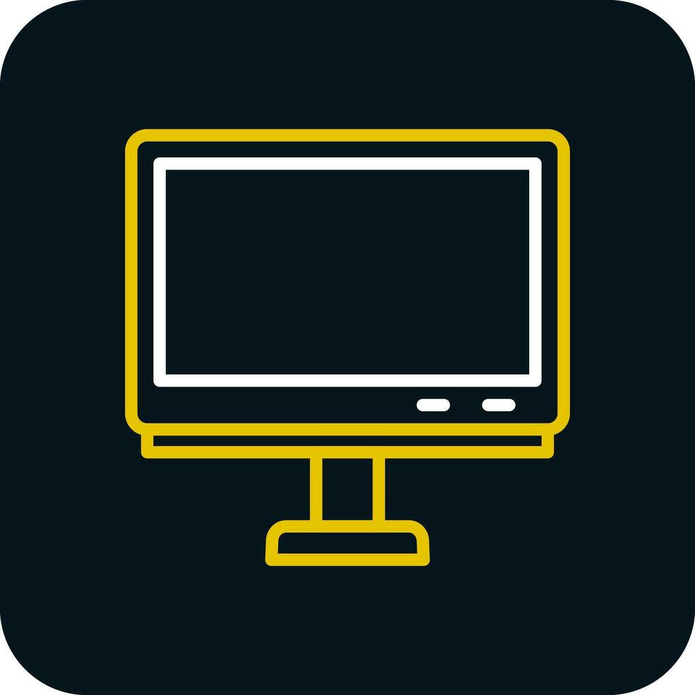 Monitor Vector Icon Design