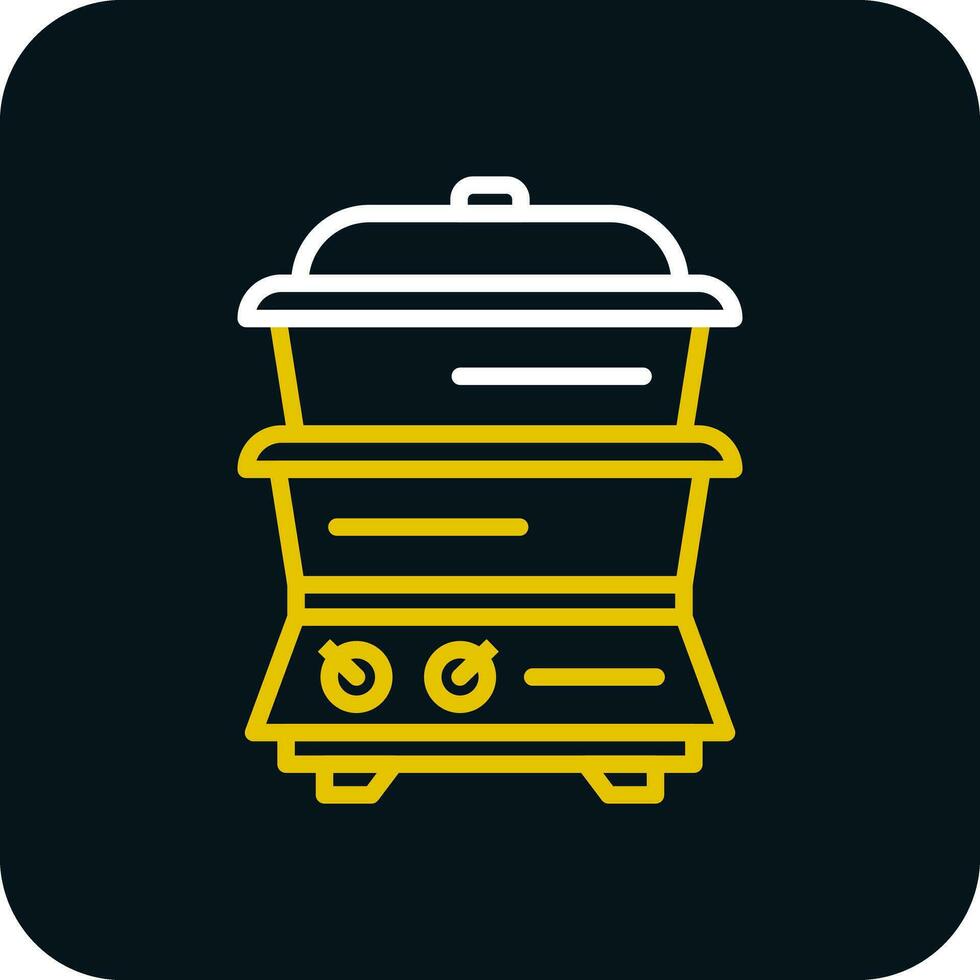 Steamer Vector Icon Design
