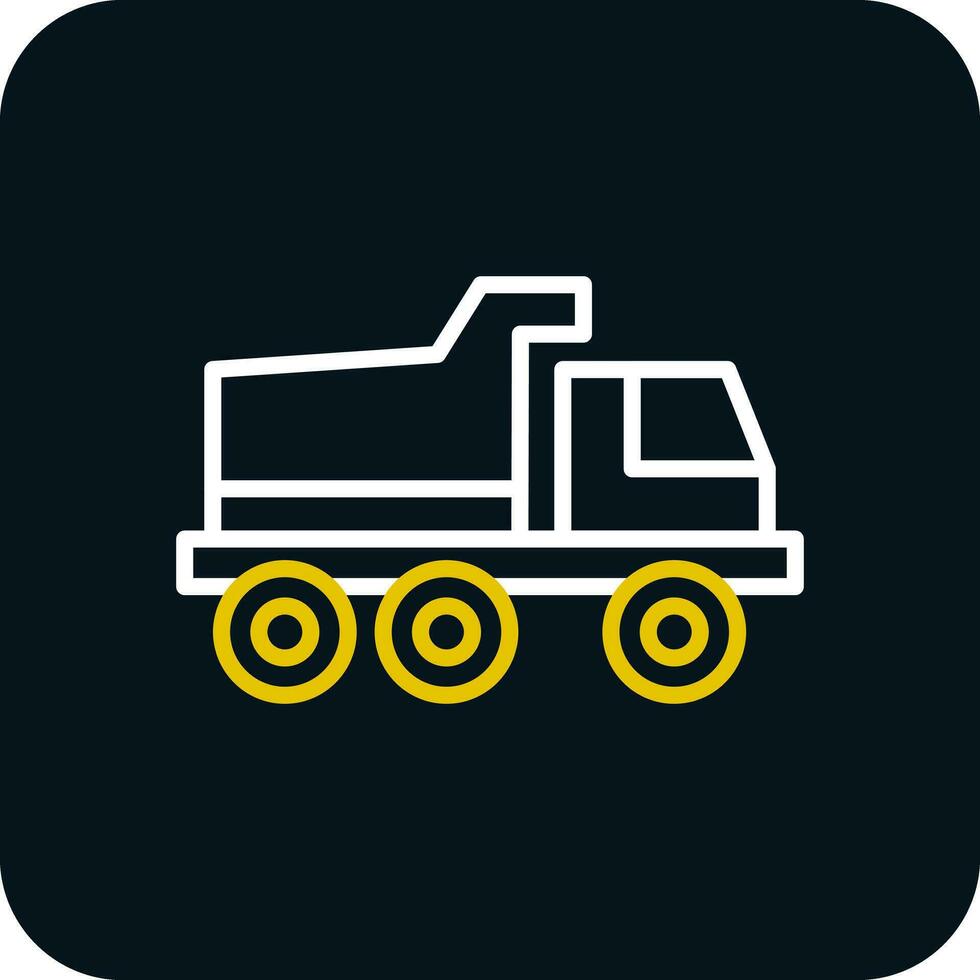 Toy Truck Vector Icon Design