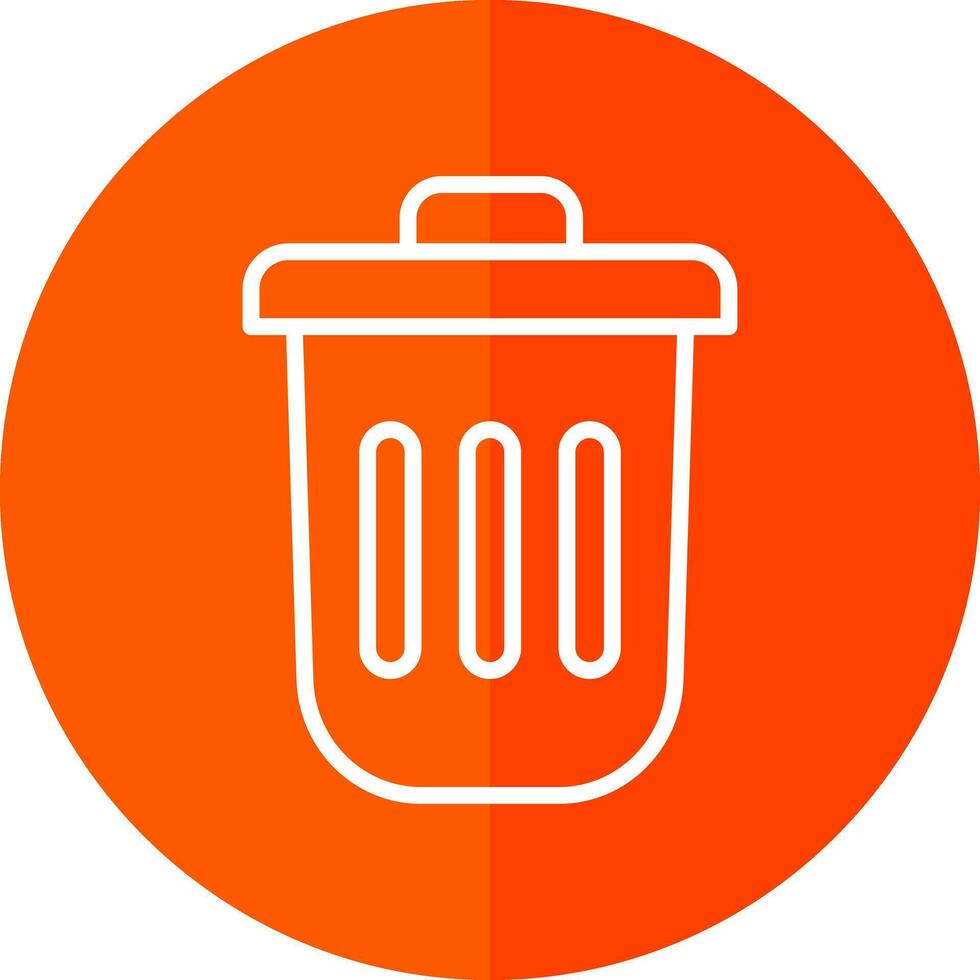 Dustbin Vector Icon Design
