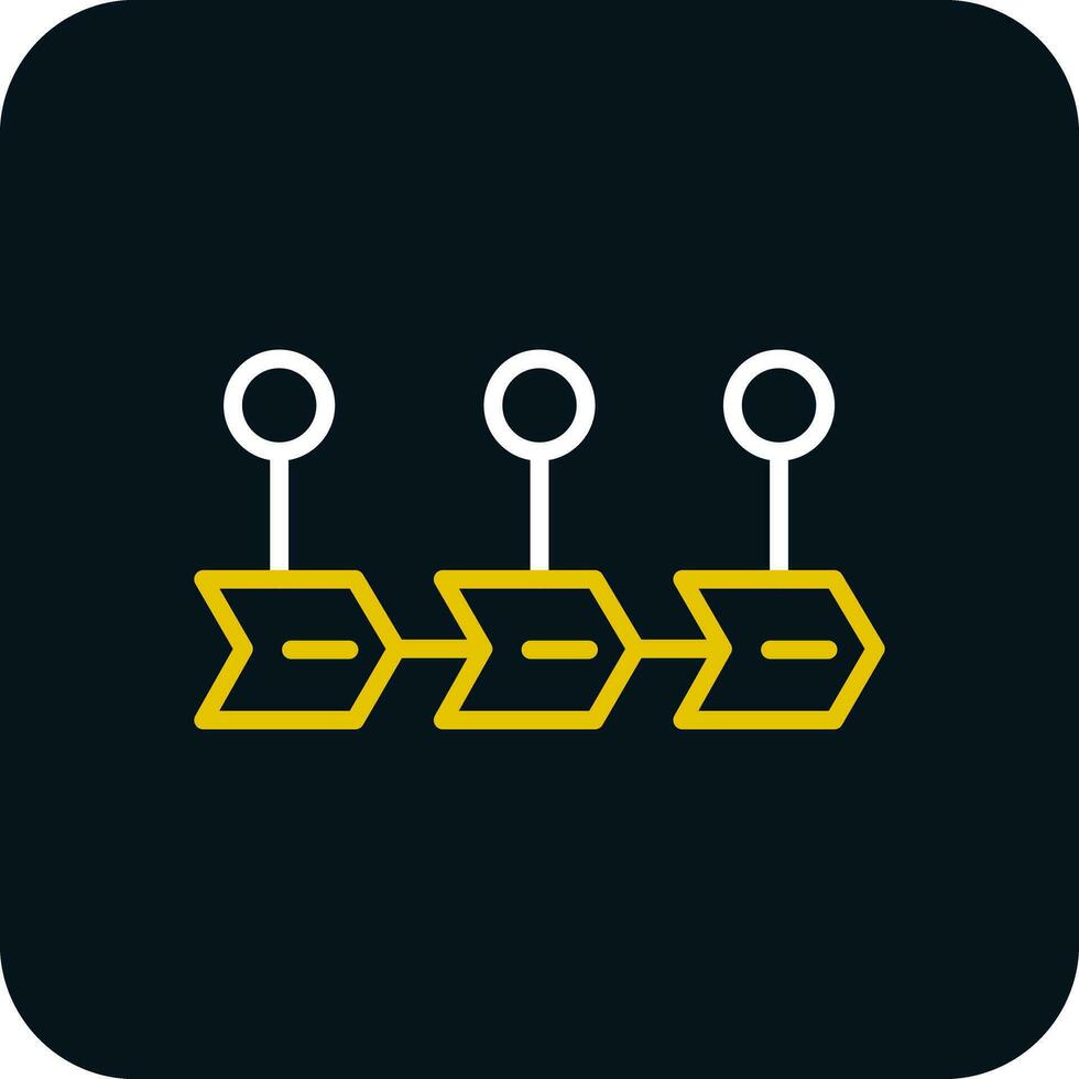 Value Chain Vector Icon Design