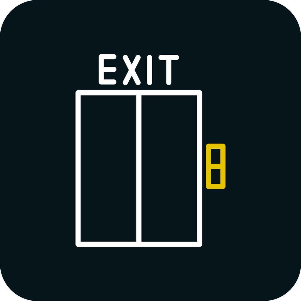 Exit Vector Icon Design