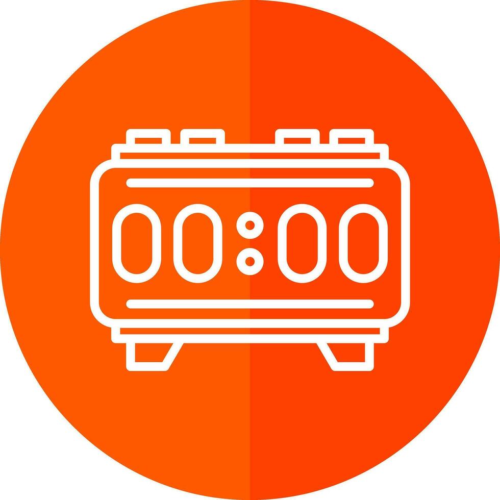 Digital Alarm Vector Icon Design