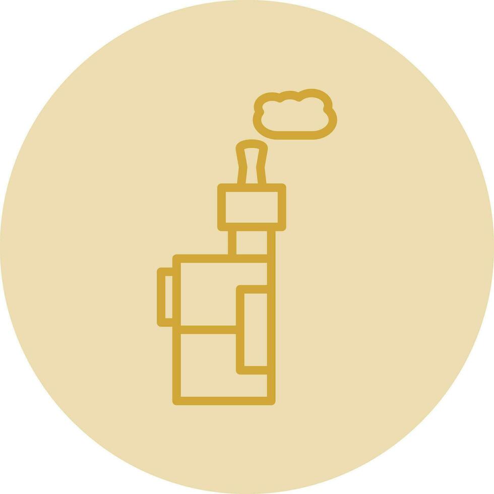 Electronic Cigarette Vector Icon Design