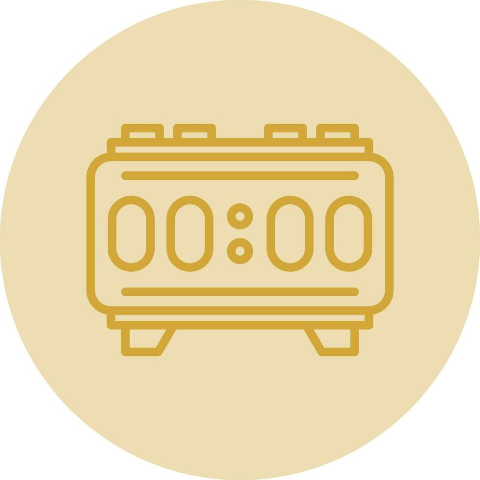 Digital Alarm Vector Icon Design
